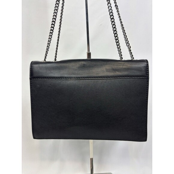 Persaman New York Roxy Shoulder Bag Black Leather Studded Silver Crossbody - Picture 3 of 16